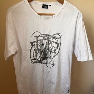 Gianfranco Ferre Vintage White Tee with Unique Graphic